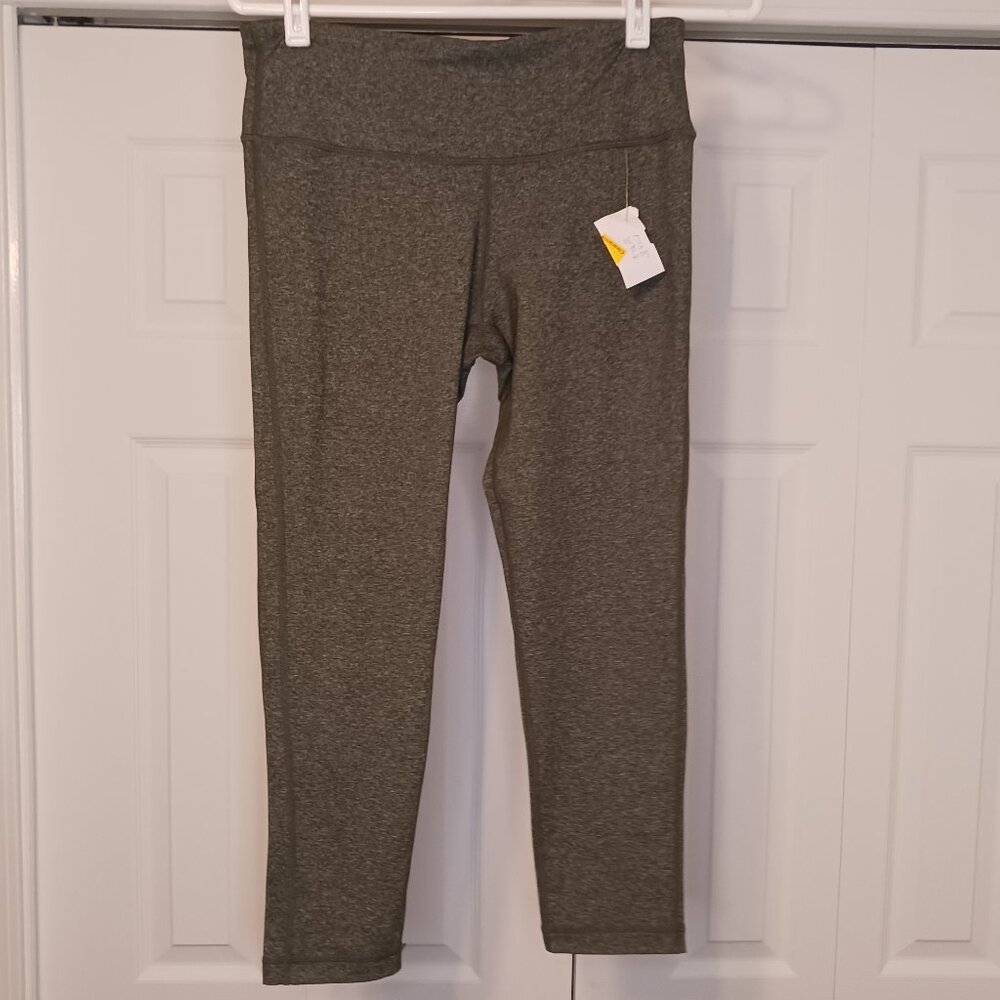 #176 3/$18 - 90 Degrees by Reflex Green Leggings Size Small